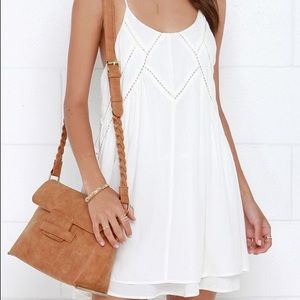 White Lulus Slip Dress
